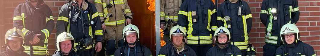 Heißausbildung im Feuerwehrübungshaus